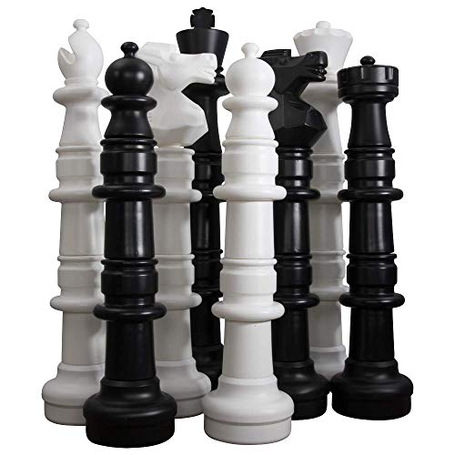 MegaChess 49 Inch Giant Plastic Chess Set - Accessories Available! (Pieces Only) - size: Pieces Only