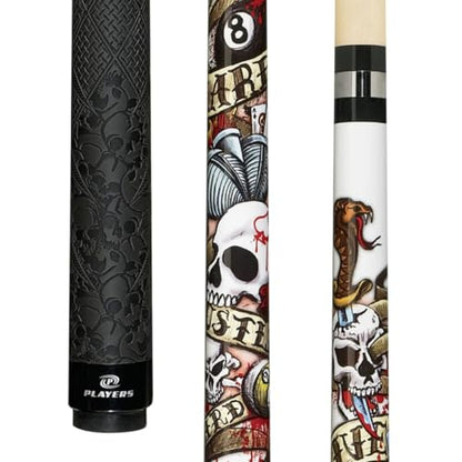 Players 58" 2-Piece Hard Maple Billiard Pool Cue Stick - size: 20.5 Ounce