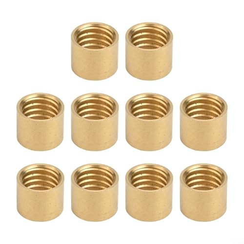 Brass Billiard Cue Tip Hoop Ferrule, Snooker Pool Cue Repair Replacement Ring, Metal Collar for Cue Tip Maintenance, Multiple Sizes Available(10.5mm) - size: 10.5mm