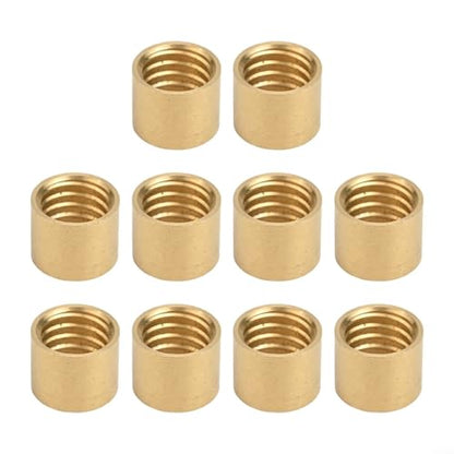 Brass Billiard Cue Tip Hoop Ferrule, Snooker Pool Cue Repair Replacement Ring, Metal Collar for Cue Tip Maintenance, Multiple Sizes Available(9.2mm) - size: 9.2mm