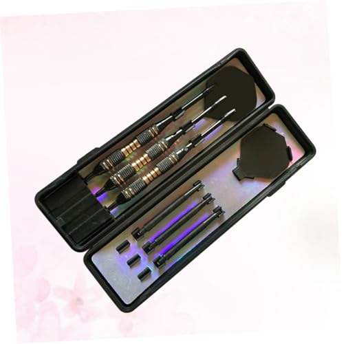 VANZACK 1set Professional Copper Dart Kit Needle Tipped and Flights Construction for Indoor and Outdoor Games for Amateurs and Beginners