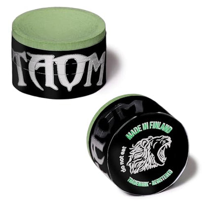 TAOM V10 Billiard Pool Cue Premium Chalk Green - with Chalk Holder