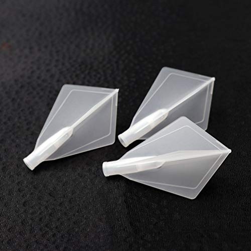 CUESOUL TERO AK4 Dart Flight Standard Shape/Shield Shape/Diamond Shape - color: Diamond shape-Transparent