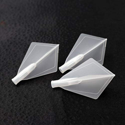 CUESOUL TERO AK4 Dart Flight Standard Shape/Shield Shape/Diamond Shape - color: Diamond shape-Transparent