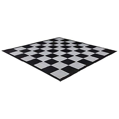 MEGACHESS Giant Chess Set - 49 Inch Tall King with Giant Checkers Set and Giant Quick Fold Chess Mat