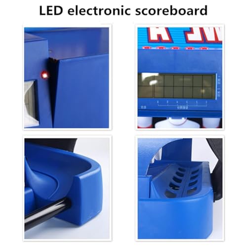Indoor Bowling Alley Game for Kids - Automatic Reset Home Bowling Set with LED Scoreboard & Sound Effects - Ultimate Family Fun Activity - size: 2m/6ft