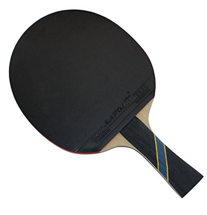 MAPOL 2 Pack of 4 Star Professional Ping Pong Paddle Advanced Training Table Tennis Racket with Carry Case