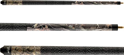 Viper Signature 57" 2-Piece Billiard/Pool Cue, Realtree Hardwoods HD Camo, 19 or 20-Ounce (Weight Will Vary)