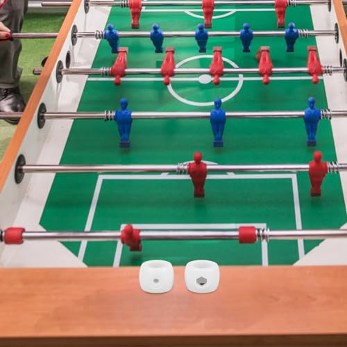 ABOOFAN 8pcs Plastic Foosball Locator Rings Replacement Parts for Table Football Rod Positioners Accessories for Foosball Tables Safe Polished Surface