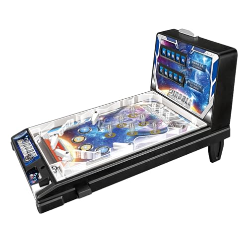 Tabletop Electronic Pinball Game, Desktop Ball Shooting Toy, Kids Mini Pinball Game Machine, Arcade Pinball Machine