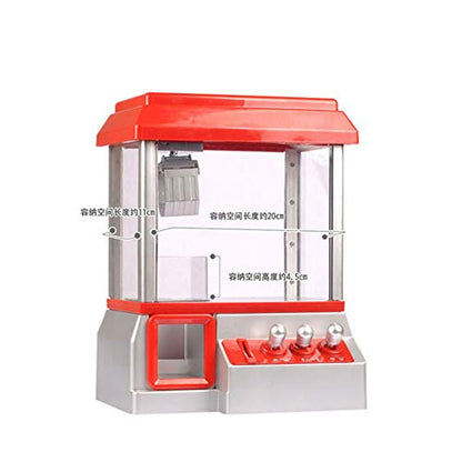 Large Claw Toy Grabber Mini Arcade Machine with Lights & Sounds - Electronic Claw Toy Grabber Machine, Animation, Authentic Arcade Sounds for Exciting Play – with Volume Control Switch