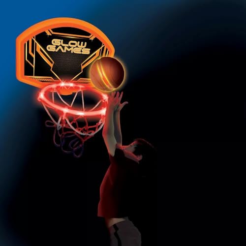 Big Time Toys Glow Games LED Basketball Game with Ball