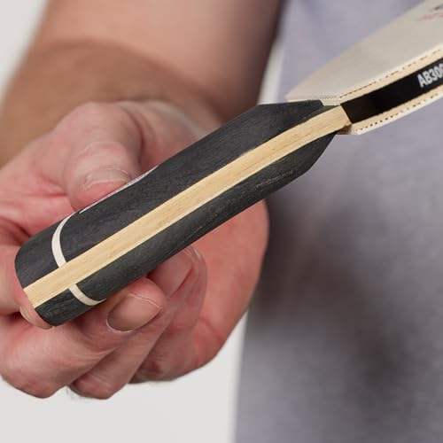 Professional Ping Pong Paddle with Hard Carry Case | Pro Table Tennis Racket | Table Tennis Paddle with Ergonomic Handle | 5 Blades of Wood with Premium Rubber and Sponge by AirBlades | Hard Carry Case - style: 3 Star