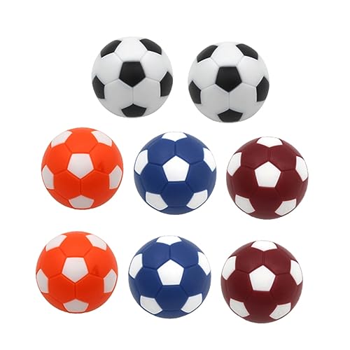 8pcs Tabletop Soccer Ball Table Football Ball Mini Replacement Footballs