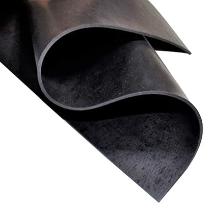 Exactly Rubber - Neoprene Sheet, 60A Durometer Rubber Mat, Gasket Material with -30 to 195°F Temperature Resistance, Oil and Gasoline-Resistant Rubber Sheet, Made in The USA, 1/16 x 9" x 12" - size: 1/16 x 9 x 12
