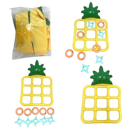 Enjoyable Outdoor Inflatable Pineapple Shaped Goal Game Featuring Meet Disk Outline for All Ages Holiday Pool Float Games