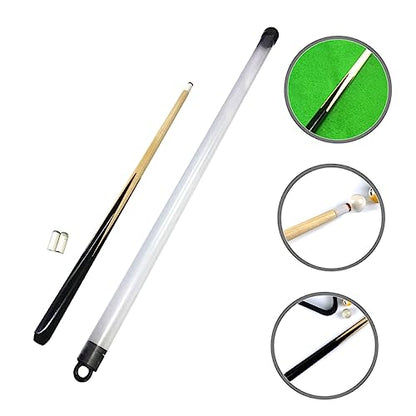 Holibanna Wooden Billiard Cue Stick Pool Cue for Lightweight and Portable for Learning and Fun for Boys