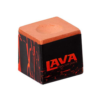 Lava Pool Cue Billiard Chalk Rust Color - 4 pcs - 2 Boxes - color: Rust