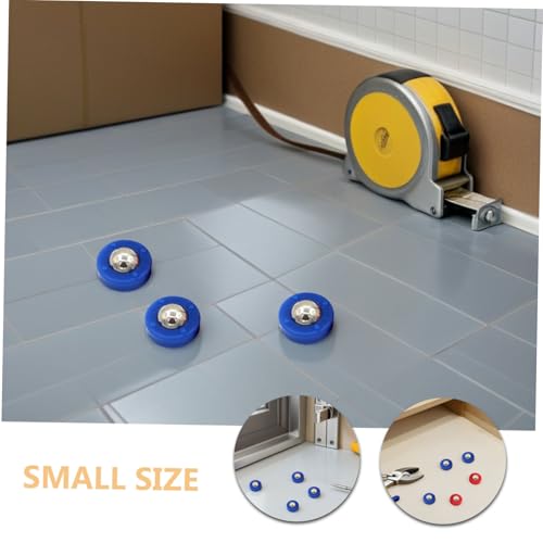 Mipcase 30pcs Tabletop Shuffleboard Replacement Rollers Pucks Steel and Plastic Mini Sliding Curling Beads for Hand-Eye Coordination Games Portable Indoor Family Entertainment