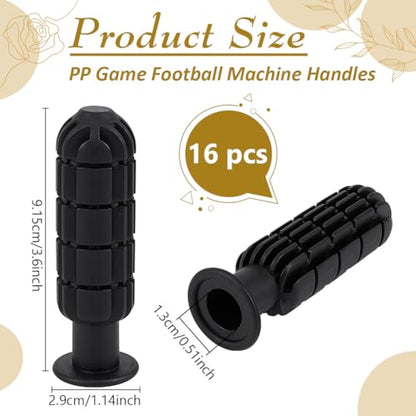 BENECREAT Foosball Grip Handles Set, Universal Soccer Table Replacement Parts for Home & Commercial Use - size: 3.6x1.14 Inch