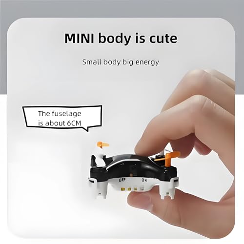 Mini Drone with Easy Stunt Flights & 360° Tricks - Perfect Beginner-Friendly Flyer with Fancy LED Altitude Hold Headless Mode Propeller Protection for Indoor Outdoor Mini Quadcopter (Black) - color: Black