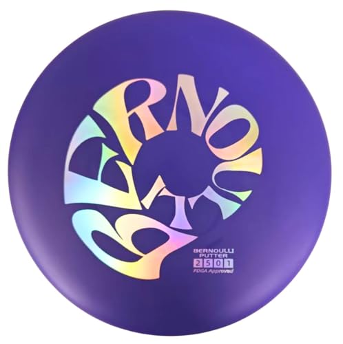 Bernoulli Recycled Plastic Disc Golf Putter Disc | 175-180 Gram | PDGA Approved - color: Purple