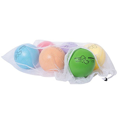 Champion Sports Rhino Skin Dodgeball Set – 6 Soft Foam Balls with Durable Coating, 6" or 7" for Gym, Playground Play - style: 7" Set of 6
