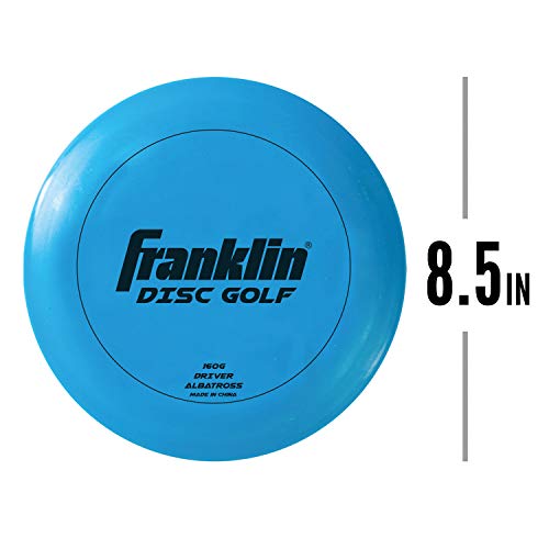 Franklin Sports Disc Golf Discs Set - Disc Golf Equipment Starter Set - style: Orange/Blue/White