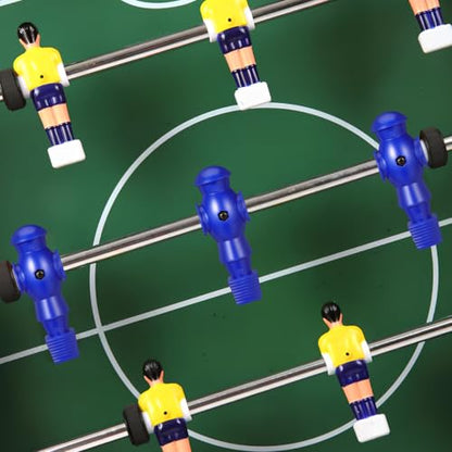 Homoyoyo 4pcs Foosball Men Replacement, Football Players Parts Foosball Man Table Player Football Machine Accessories - color: Blue