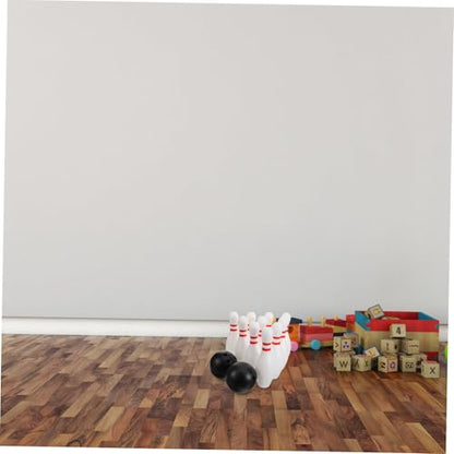 1 Set Bowling Set Jumbo Educational Bowling Balls Pins for Play Durable Plastic Enhances Hand Eye Coordination Math Skills for Family Gatherings and Parties