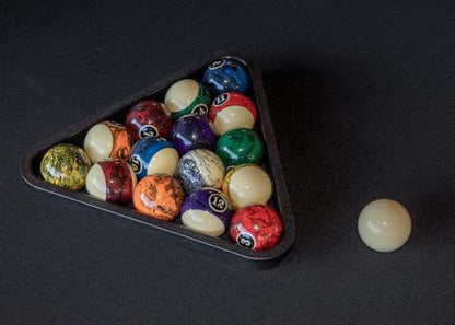 Chamberlain Marbled Billiard Ball Set