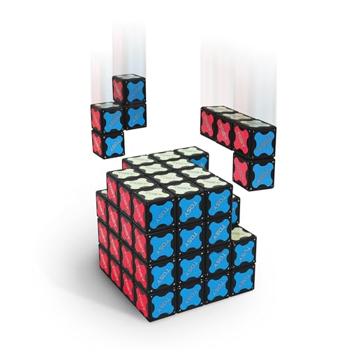 TOSY Magnet Cube 4x4 - 70 Blocks, 560 Magnets, Multipurpose: Creative Building Blocks, Transformable Fidget Spinner, Puzzle/Infinity Cube, Christmas Stocking Stuffers Gift for Kids, Glowing STEM Toy