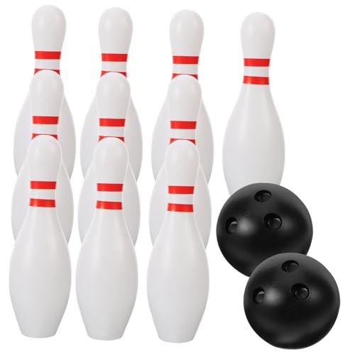 1 Set Bowling Set Jumbo Educational Bowling Balls Pins for Play Durable Plastic Enhances Hand Eye Coordination Math Skills for Family Gatherings and Parties
