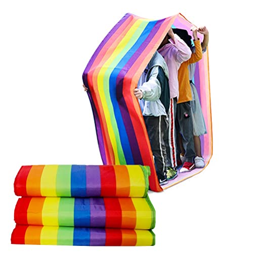 1PCS Team Game Running Mat, Waterproof Oxford Cloth Rolling Running Mat, Group Learning Activities Sports Equipment (Size : Kids-4M/13FT) - size: Kids-4M/13FT