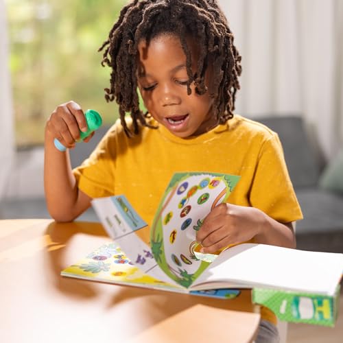 Melissa & Doug Sticker Wow!™ Dinosaur Bundle: 24-Page Activity Book, Refillable Sticker Stamper, Mini Pad, 500 Stickers, Arts and Crafts for Kids Ages 3+ - color: Dinosaur, size: Single