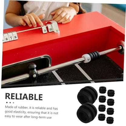16Pcs Foosball Table Accessories Durable Bushings Bearing Rods for Smooth Gameplay Easy to Install Replacement Parts for Football Machines