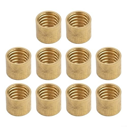 Brass Billiard Cue Tip Hoop Ferrule, Snooker Pool Cue Repair Replacement Ring, Metal Collar for Cue Tip Maintenance, Multiple Sizes Available(9.5mm) - size: 9.5mm