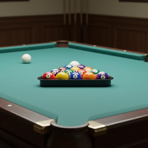 Plastic Pool Ball Rack, Table Ball Organizer Billiard Frame, Tripod Plastic Triangle Rack for Billiard Balls Diamond Pool Balls Racks Fit Standard 2-1/4" Billiards Pools