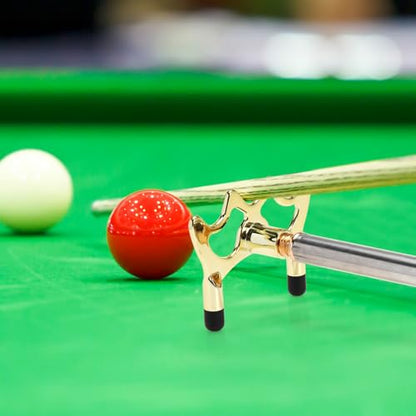 Skylety Pool Cue Snooker Stick Pool Table Accessories Retractable Billiards Cue Rest with Removable Brass Bridge Head - style: Low Bridge Head
