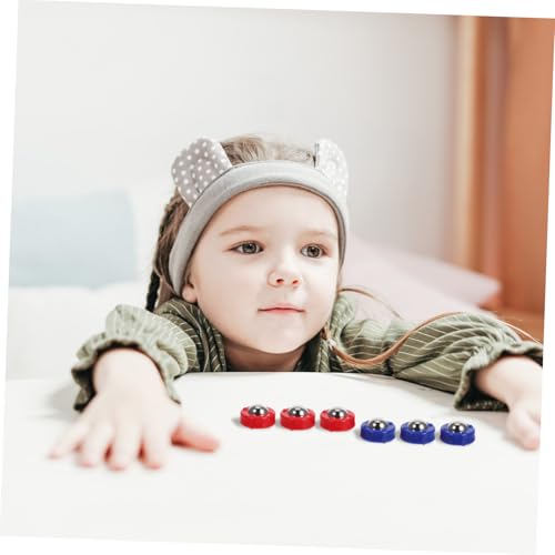 24pcs Mini Shuffleboard Toy Tabletop Pucks Bright Colors for Boys and Girls Shuffleboard Accessory