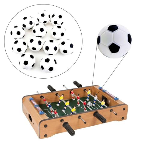 BESPORTBLE 12 Pcs 31Mm Mini Foosball Table Balls Replacement Soccer Balls for Table Football Games