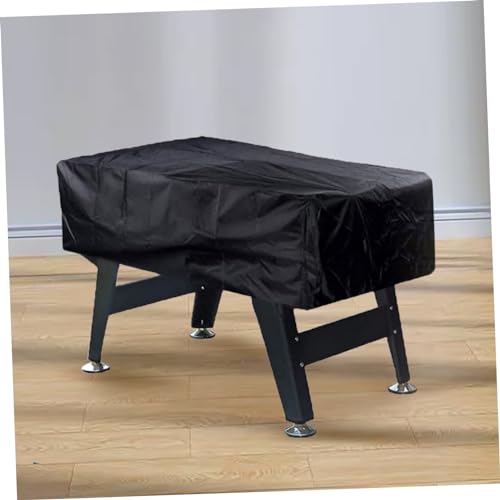 BESPORTBLE Foosball Table Cover Protective Cover for Indoor Football Table Easy to Install Fits Standard Black
