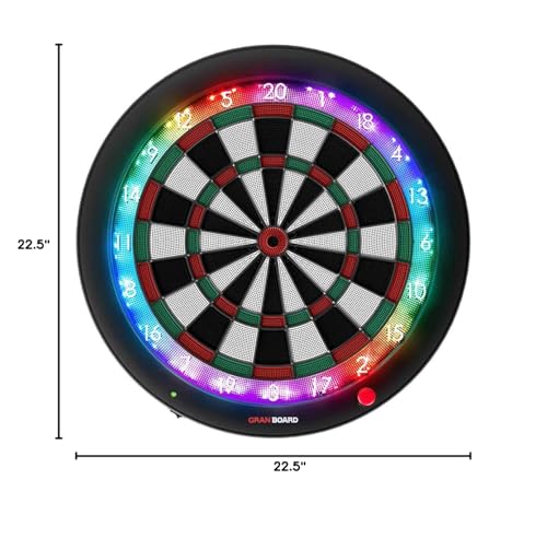 GRANBOARD3s Bluetooth Electronic Dartboard - Green