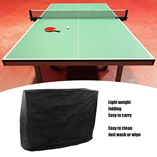 Ping Pong Table Cover, Outdoor Ping Pong Table Cover, Waterproof Table Tennis Cover, Duty and All Weather Protection Ping Pong Accessories for Outdoor Courtyard