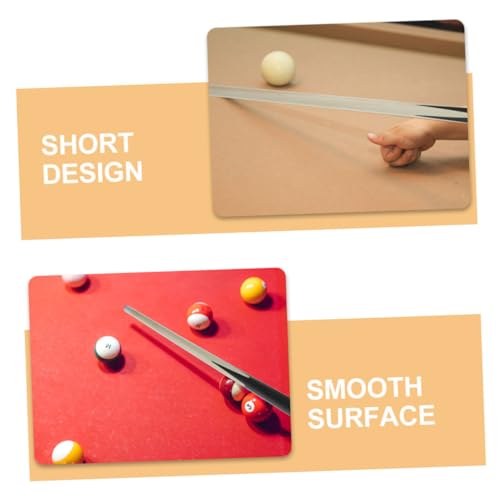 FRCOLOR 3Pcs Mini Wooden Billiard Cue Sticks for Compact Lightweight Pool Cue for Tight Spaces Design Easy to Use for Young Billiards Enthusiasts