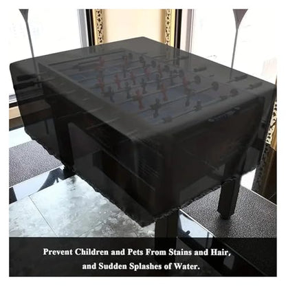 Foosball Table Cover 210D Folding Soccer Football Game Dustproof Moisture Resistant Furniture Protection Case