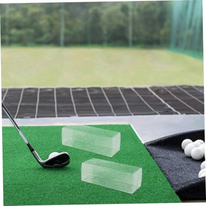 4pcs Clear Pet Golf Display Case Transparent Foldable Packaging Box for Home Office Showcase Your Collection Versatile Storage Options