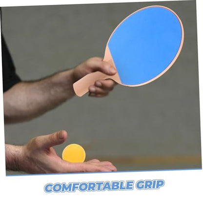 Outdoor Table Tennis Set Elastic Pong Balls Plastic Rackets and Paddles for Boys and Girls and Adults for Backyard Games and Outdoor Sports