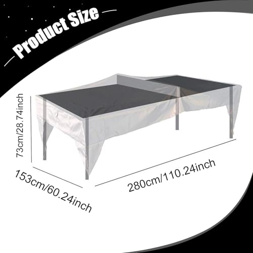 Pong Table Cover Tablecloth Weatherproof Indoor Outdoor Water Resistant All