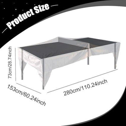 Pong Table Cover Tablecloth Weatherproof Indoor Outdoor Water Resistant All
